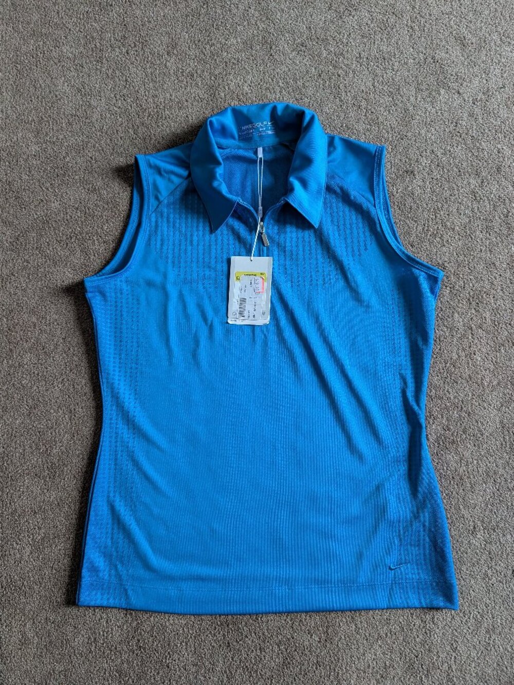 Nike Fit Dry Sleeveless Golf Shirt - Small